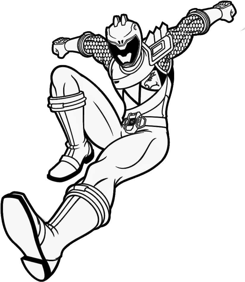 desenho de power ranger 11