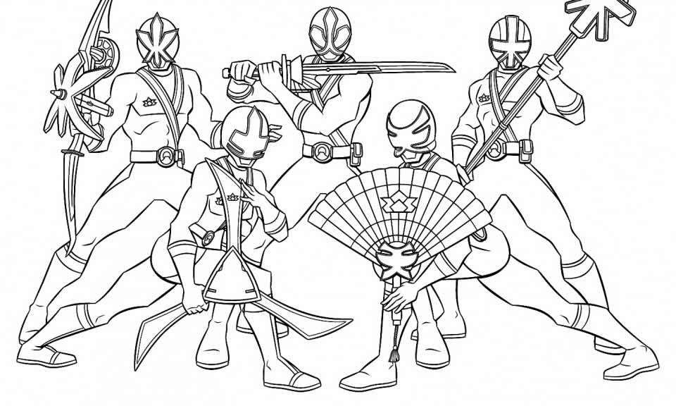 desenho de power ranger 14