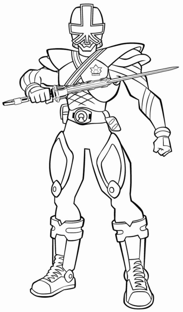 desenho de power ranger 17