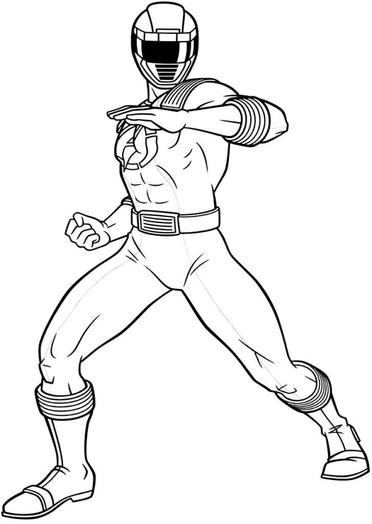 desenho de power ranger 18