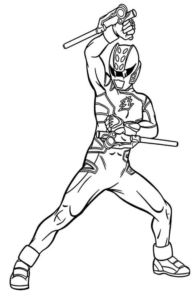 desenho de power ranger 20