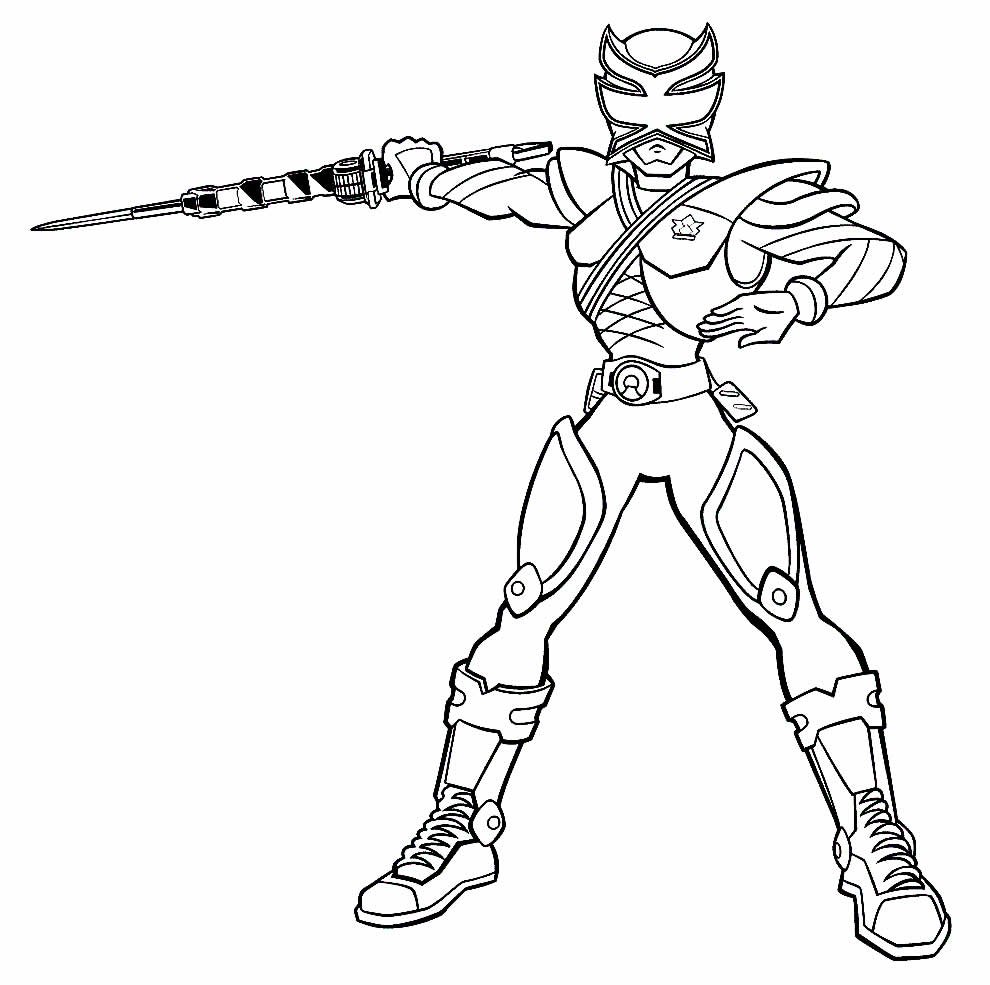 desenho de power rangers para pintar e colorir em casa 14