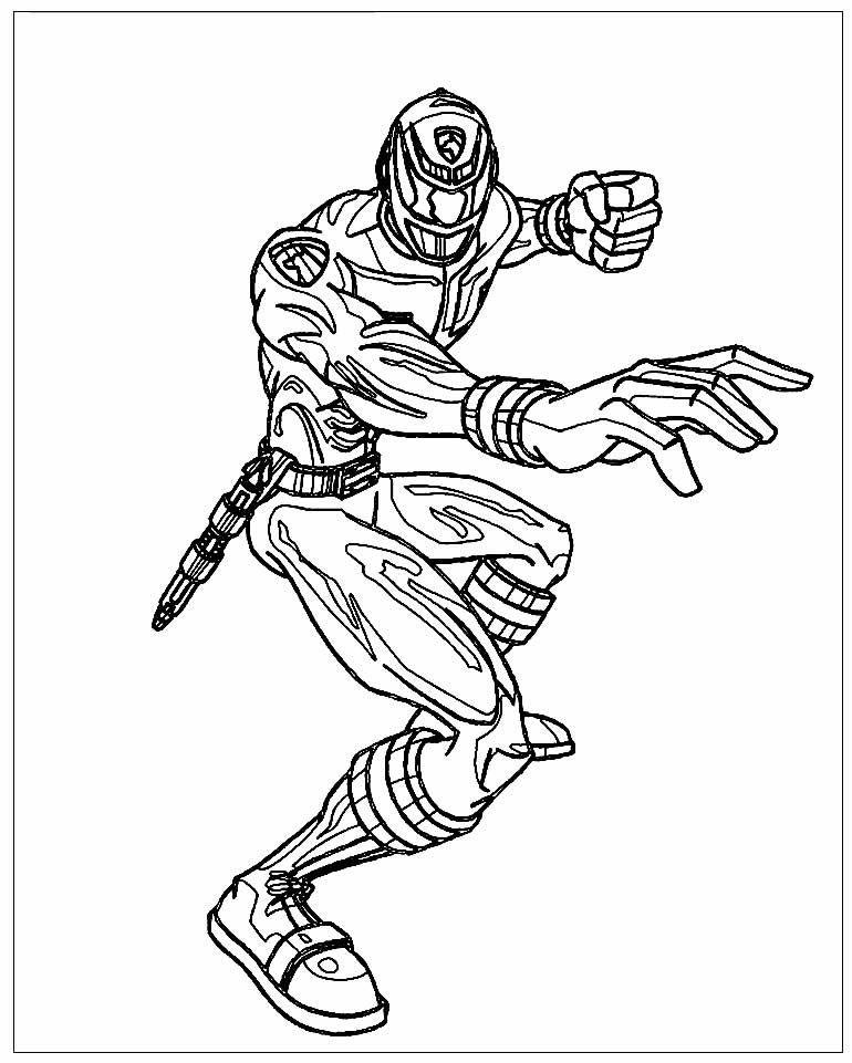 desenho de power rangers para pintar e colorir em casa 24