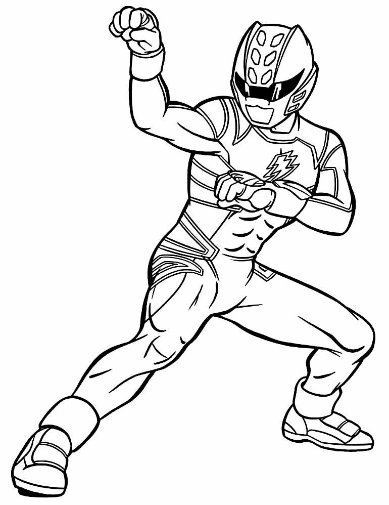 desenho de power rangers para pintar e colorir em casa 29