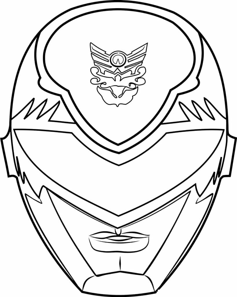 desenho de power rangers para pintar e colorir em casa 32