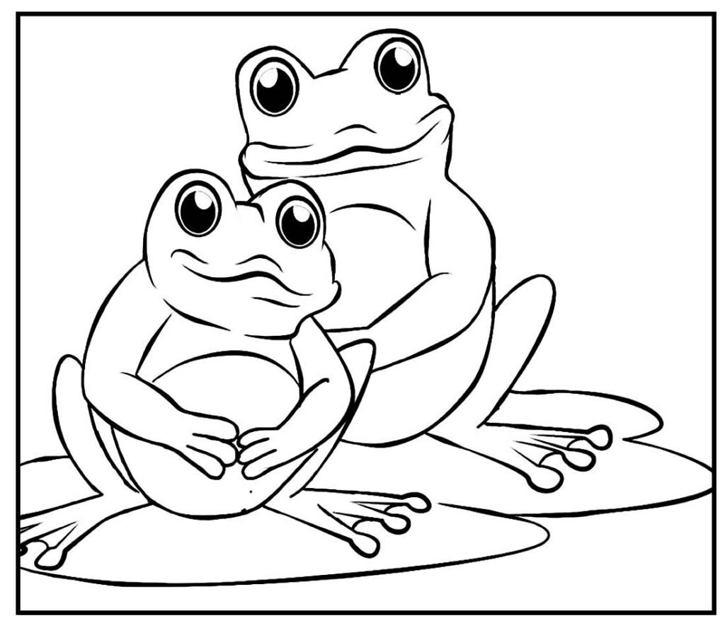 desenho de sapinho 13