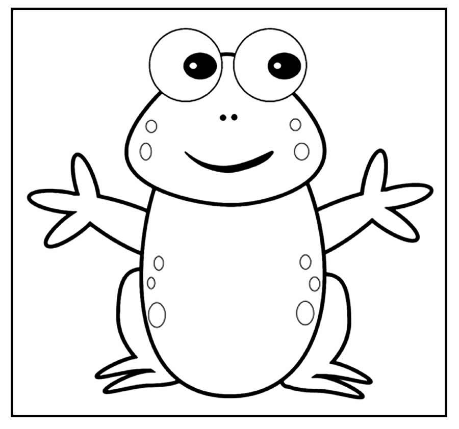 desenho de sapinho 5