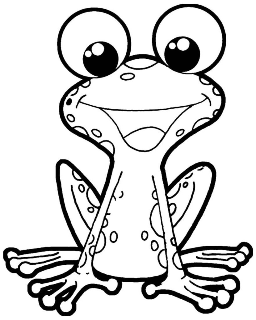 desenho de sapinho 9