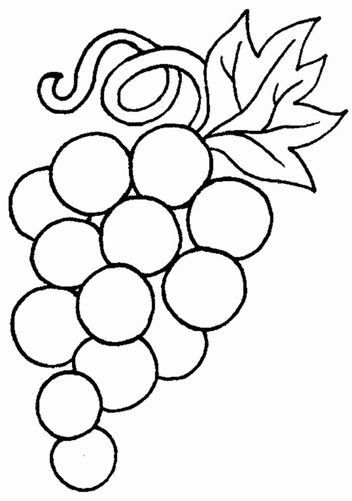 desenho de uva para colorir 11