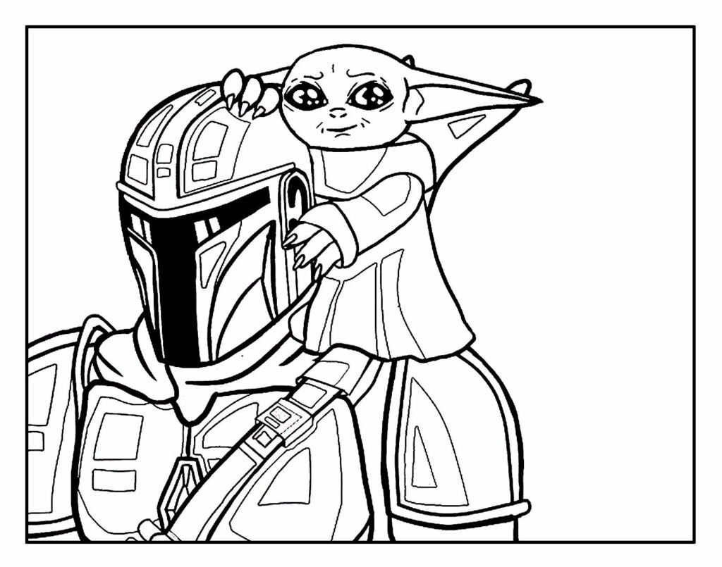 desenho de yoda para pintar 20