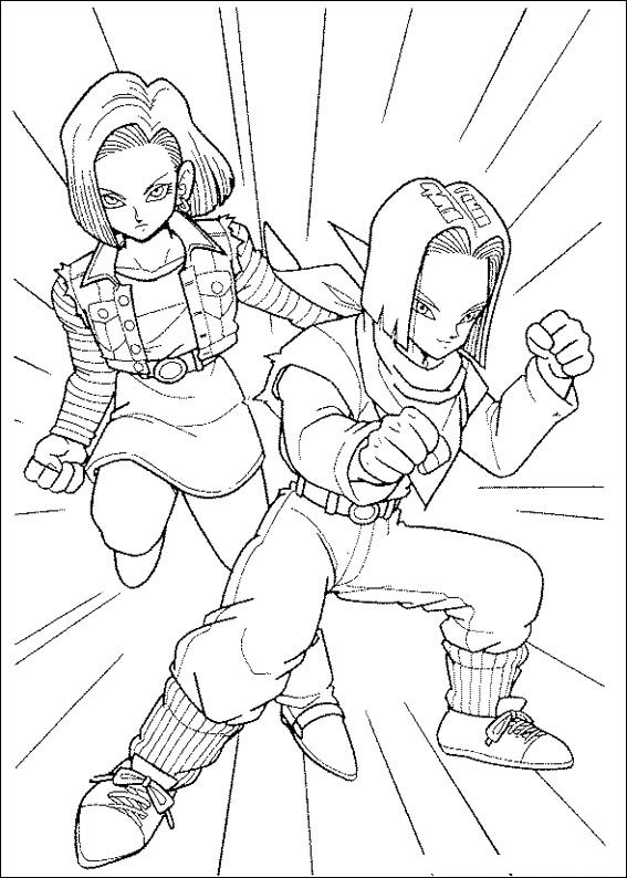 Se prepare para a batalha com Dragon Ball Z para Colorir! e Imprimir -  Pintar Grátis Online