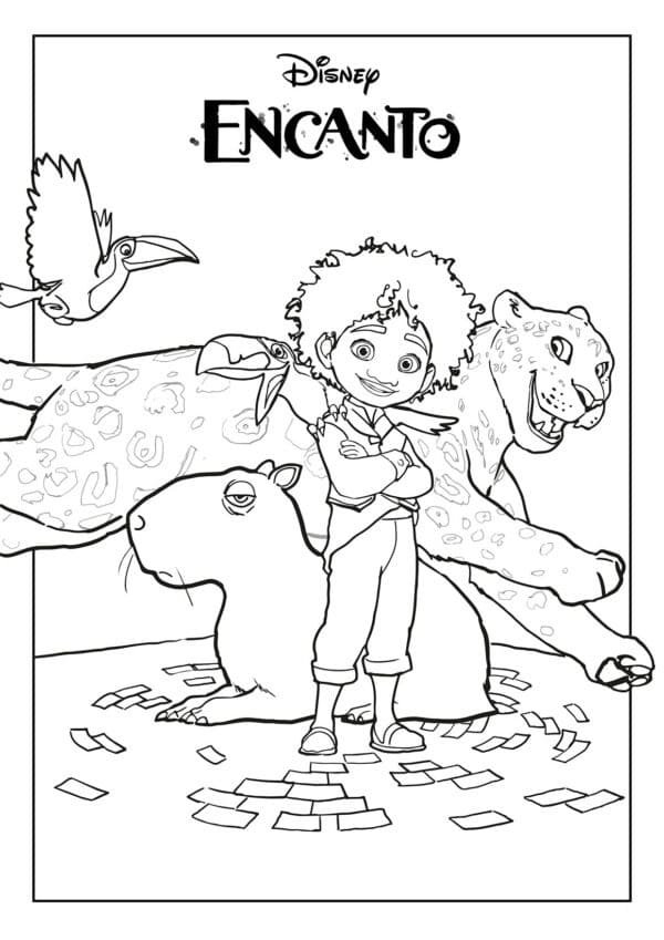 desenho encanto 6 para colorir