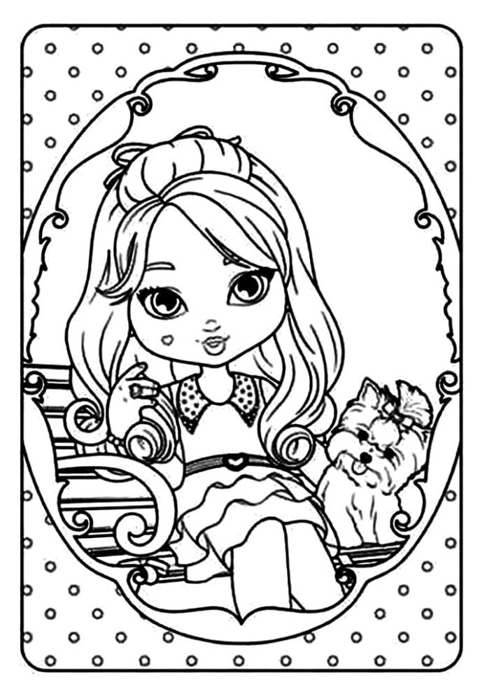 Desenhos da Jolie para Colorir e Imprimir