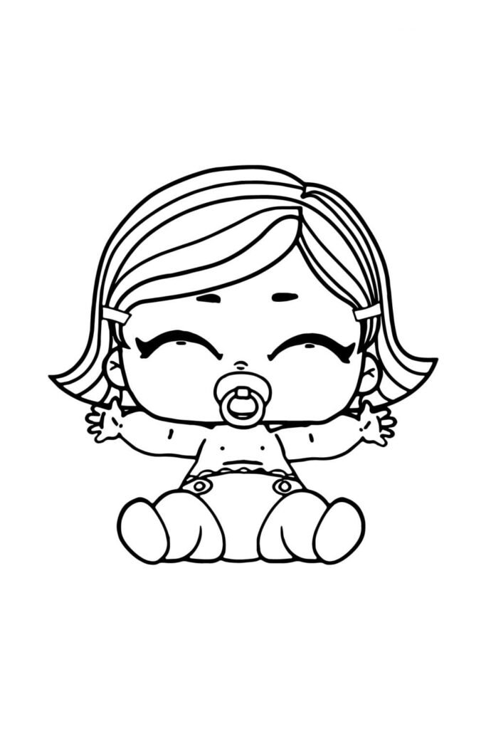 desenho-lol-surprise-bebe-bonita-3-para-colorir