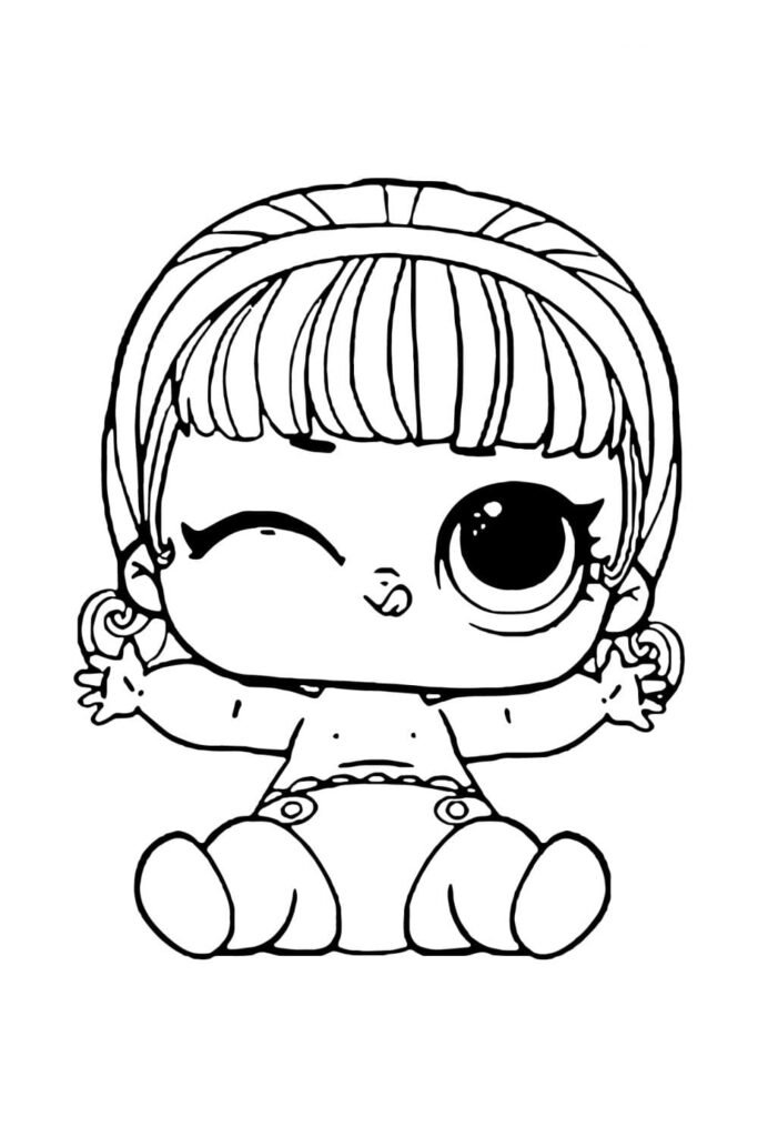 desenho-lol-surprise-bebe-bonita-4-para-colorir