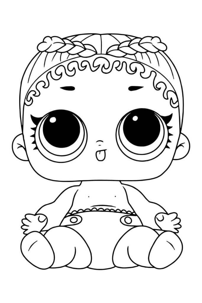 desenho-lol-surprise-bebe-bonita-para-colorir