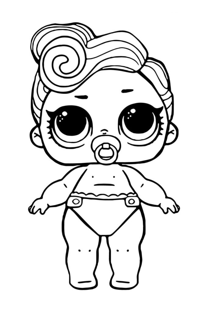 desenho-lol-surprise-bebe-diva-para-colorir