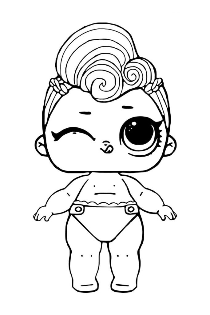 desenho-lol-surprise-bebe-encantadora-1-para-colorir
