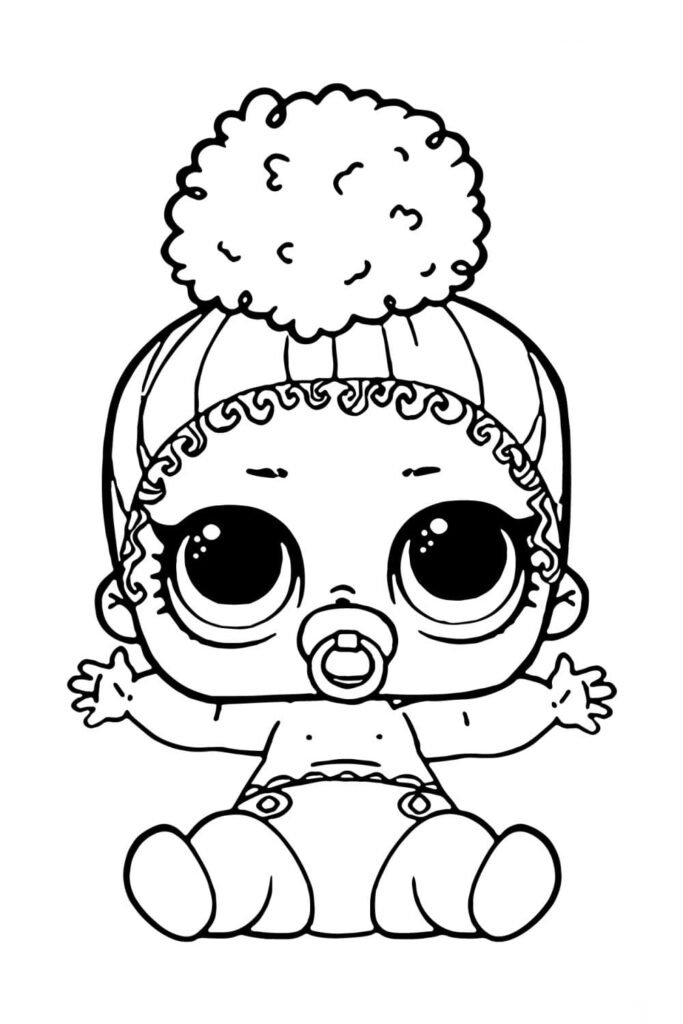desenho-lol-surprise-bebe-encantadora-2-para-colorir