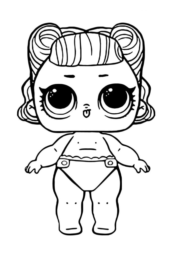 desenho-lol-surprise-bebe-encantadora-3-para-colorir