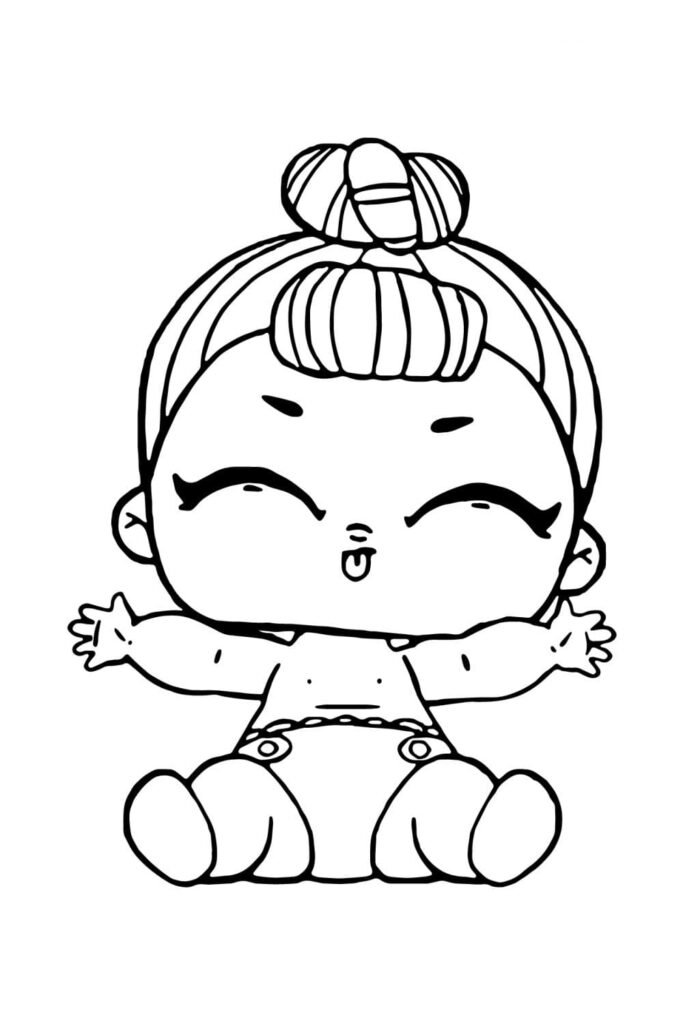 desenho-lol-surprise-bebe-encantadora-5-para-colorir