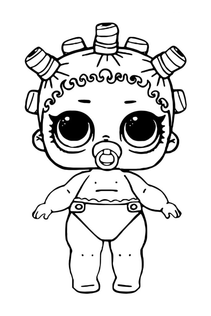 desenho-lol-surprise-bebe-encantadora-para-colorir