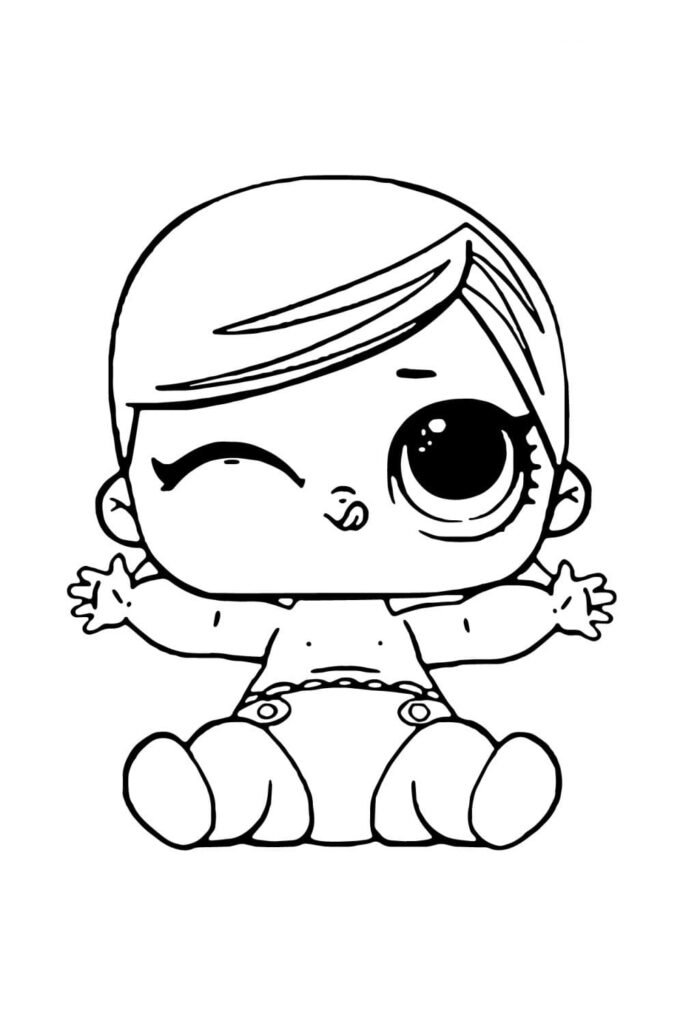 desenho-lol-surprise-bebe-orchestra-para-colorir