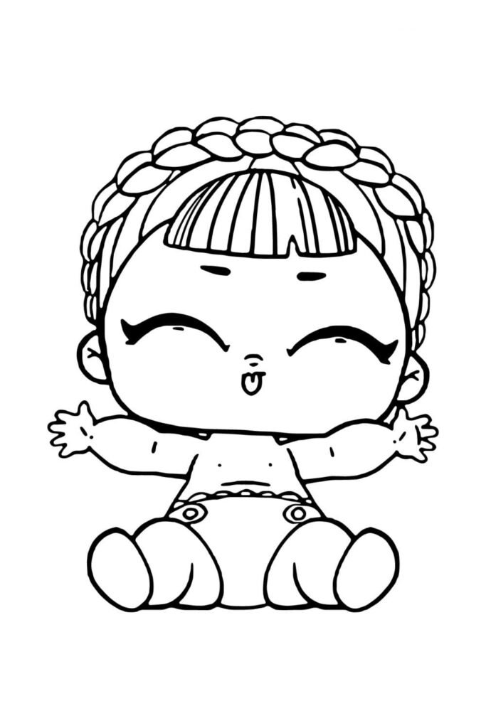 desenho-lol-surprise-bebe-sonia-para-colorir