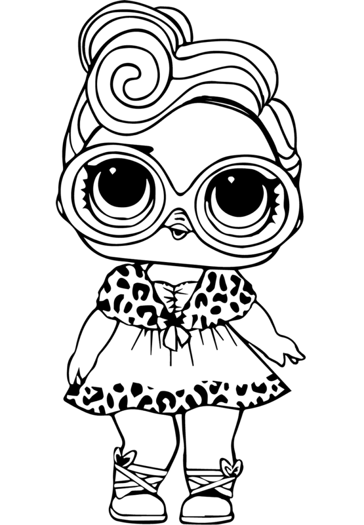 desenho lol surprise para colorir dollface-a4