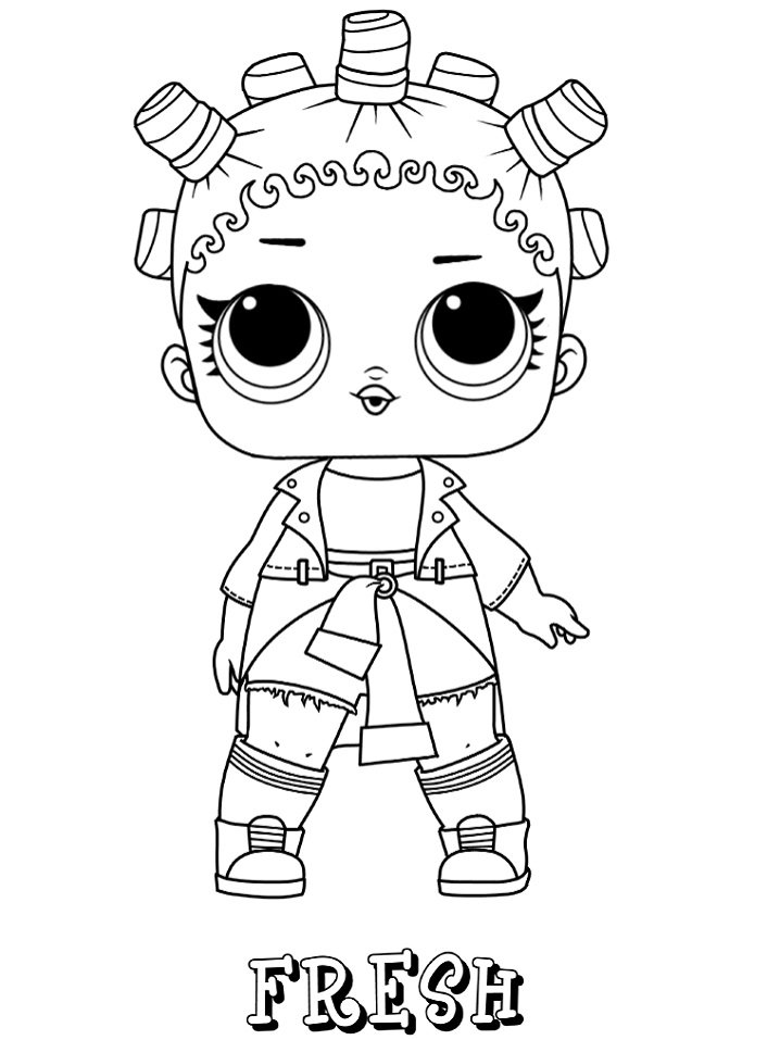 desenho lol surprise para colorir dolls