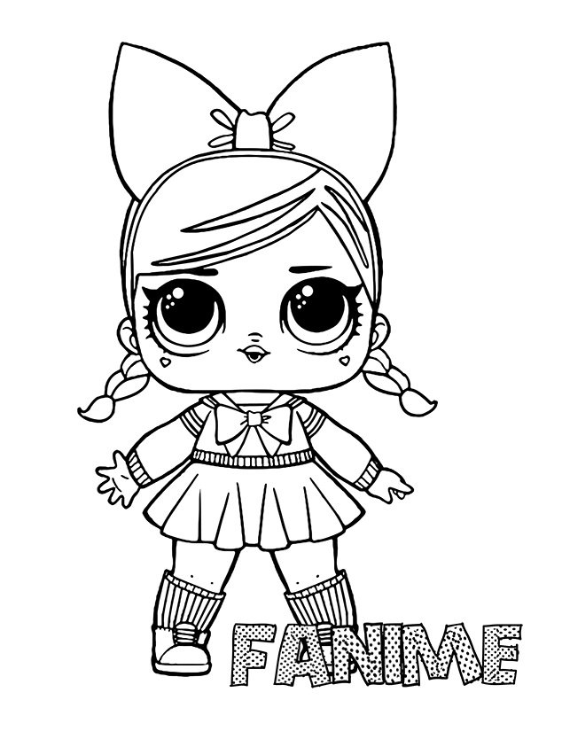 desenho lol surprise para colorir fanime