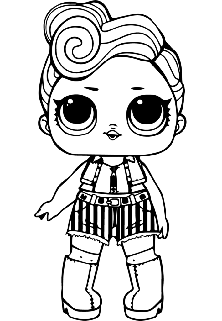 desenho lol surprise para colorir funkyqt-a4