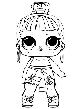 desenho lol surprise para colorir honey-bun-image