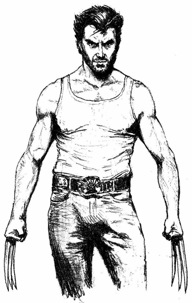 desenho para colorir de wolverine 13 desenho para colorir de wolverine 13