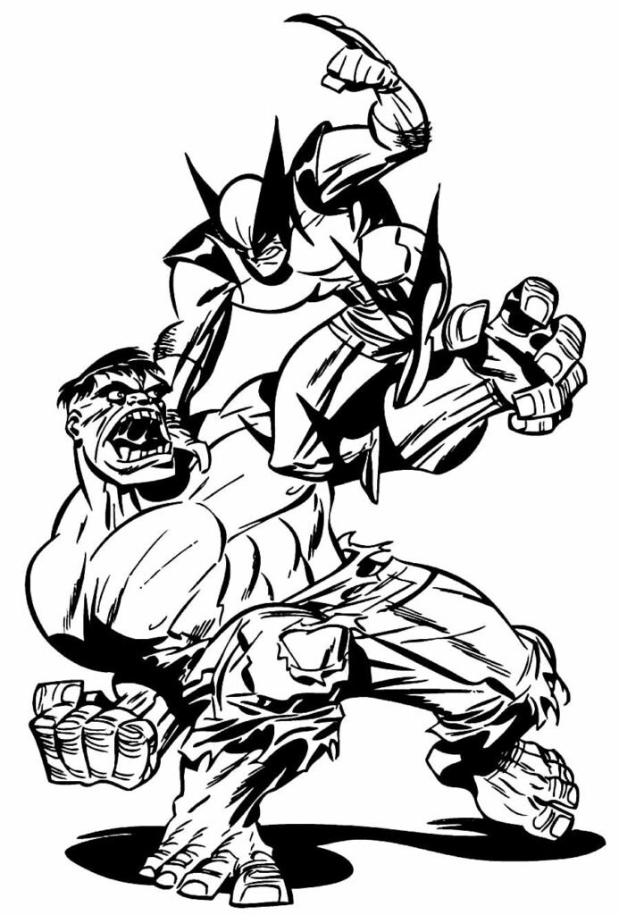 desenho para colorir de wolverine 24 desenho para colorir de wolverine 24