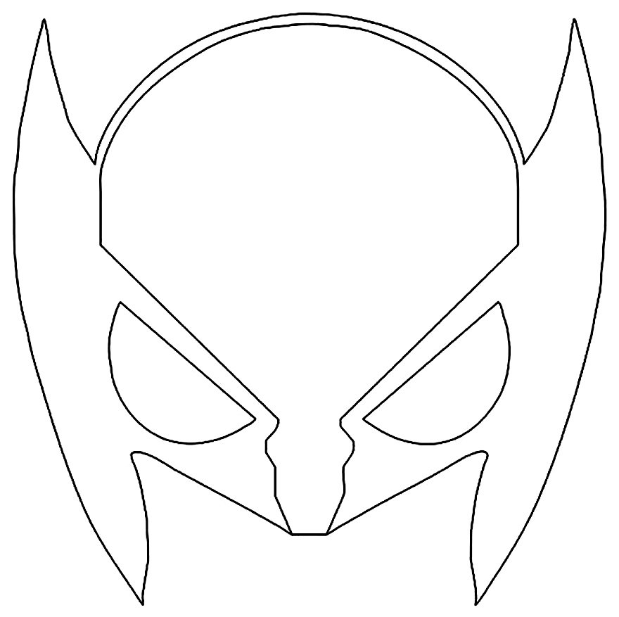 desenho para colorir de wolverine 43