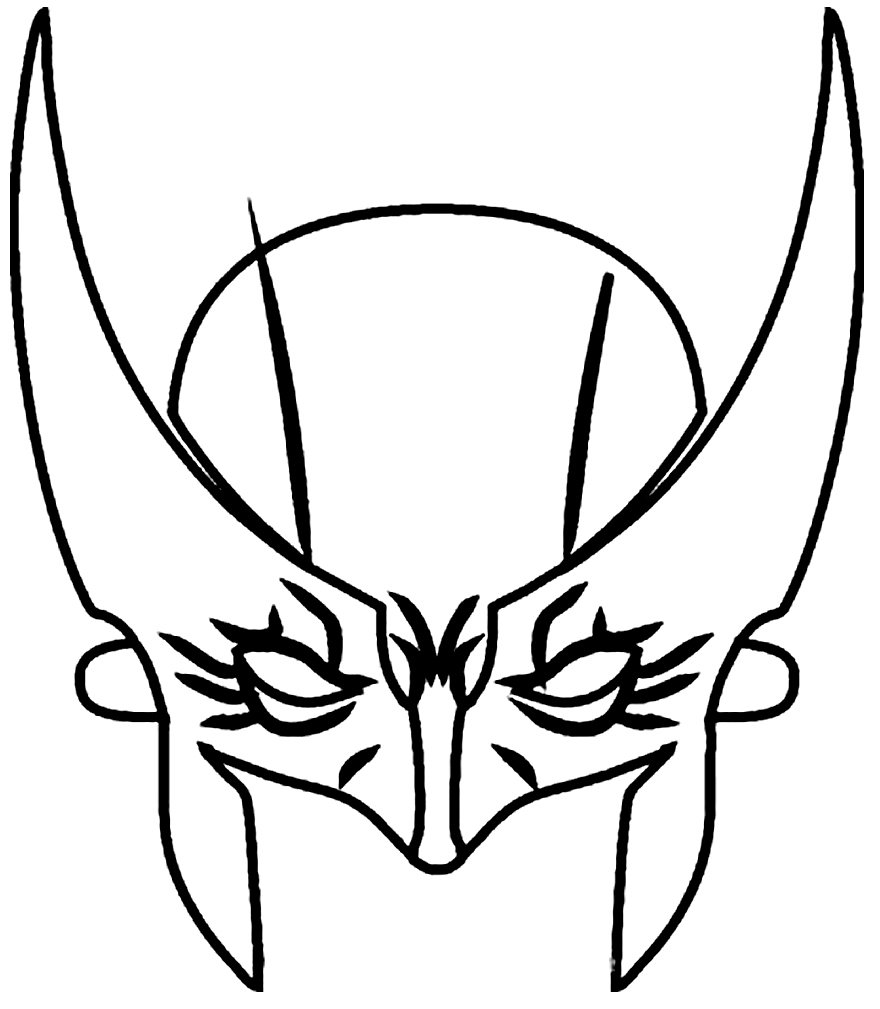 desenho para colorir de wolverine 44