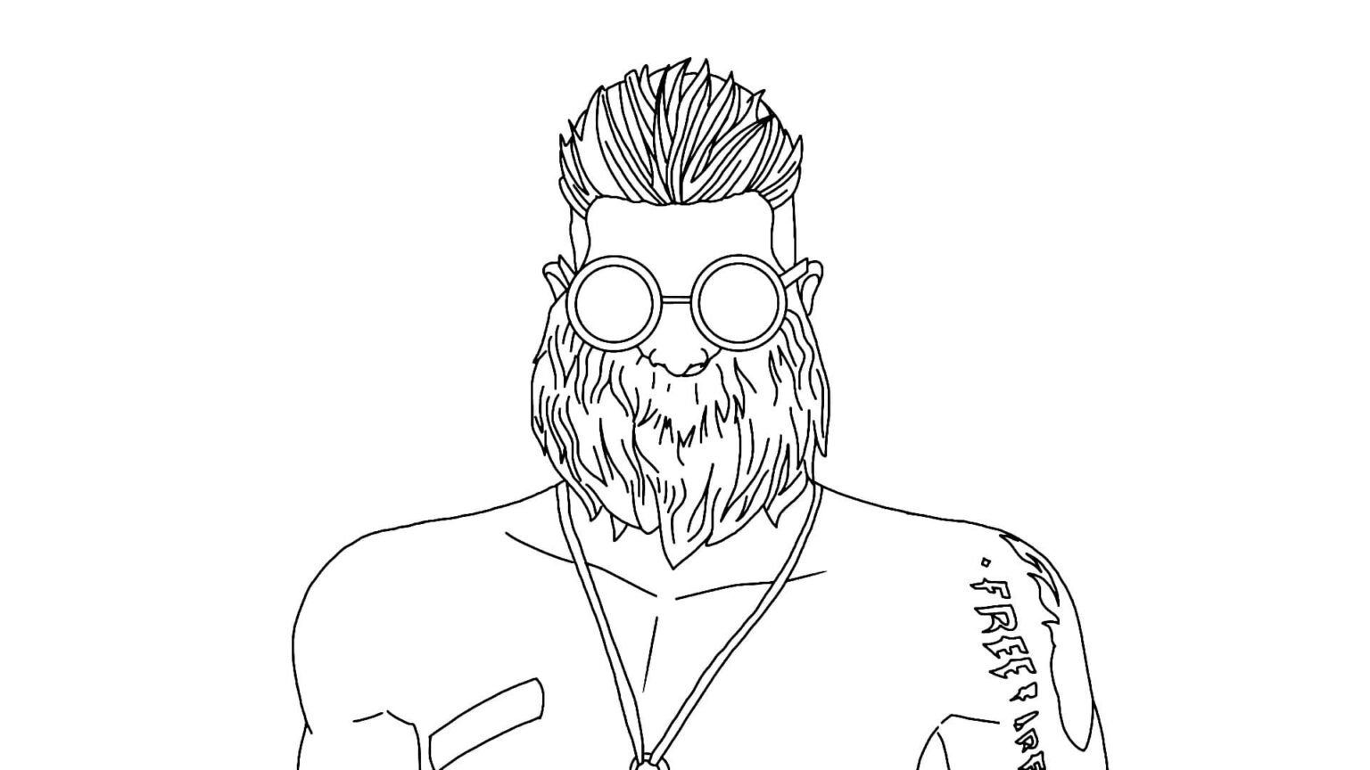 +80 Desenhos do Free Fire para Colorir e Imprimir