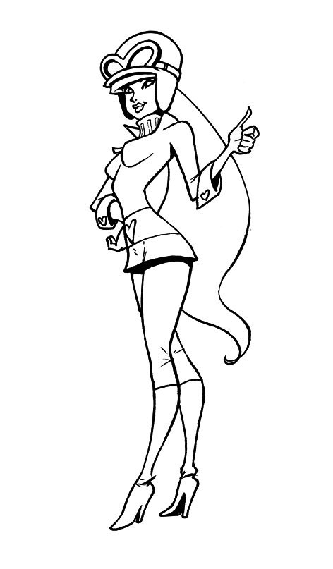 desenho penelope charmosa para colorir grande