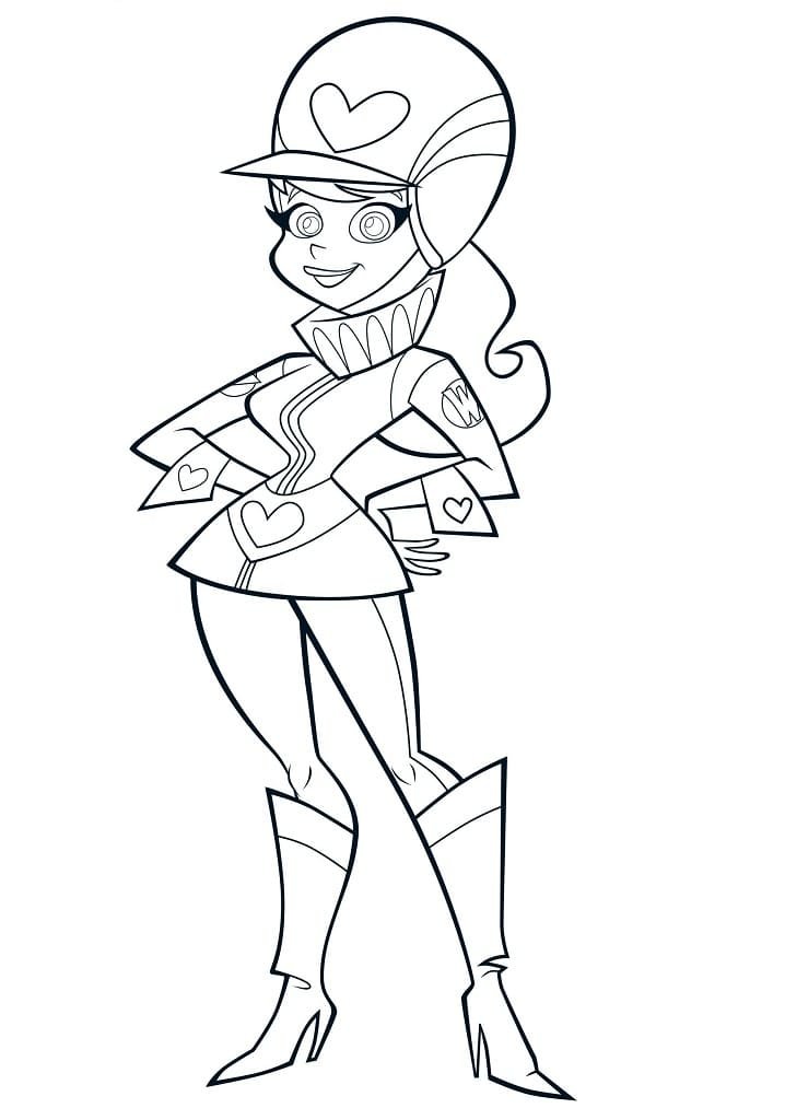 desenho penelope charmosa para colorir pintar