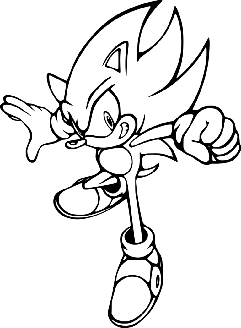 +150 Desenhos do Sonic para Colorir e Imprimir