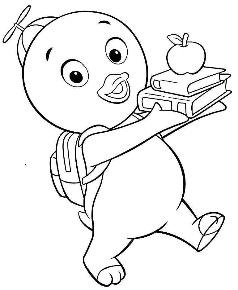 desenhos backyardigans pablo para colorir estudante