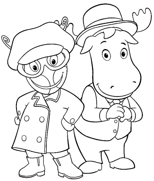 desenhos backyardigans para colorir bonitos
