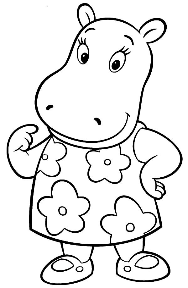 desenhos backyardigans tasha para colorir