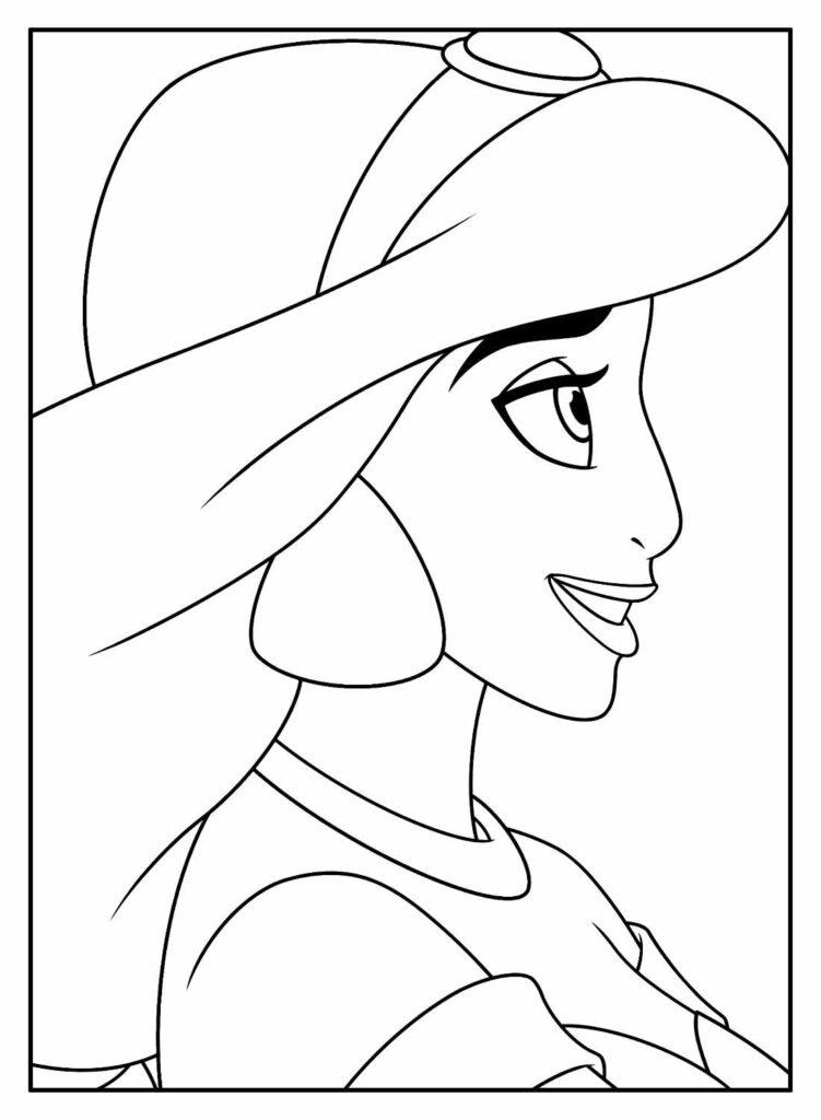 desenhos da jasmine para colorir 19