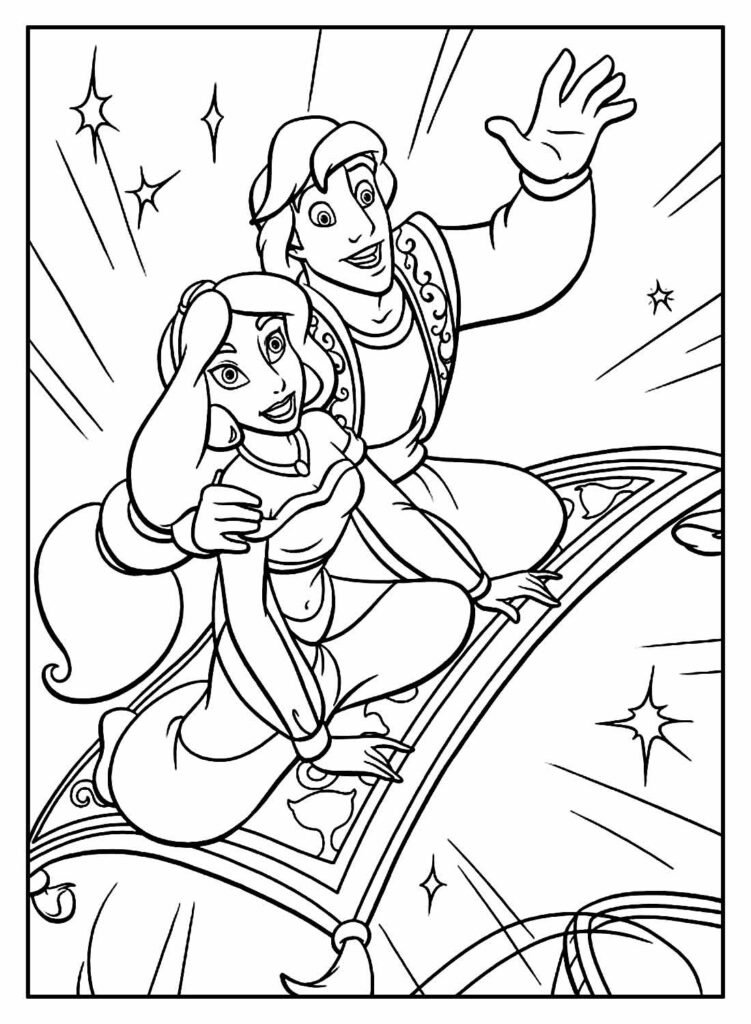desenhos da jasmine para colorir 23