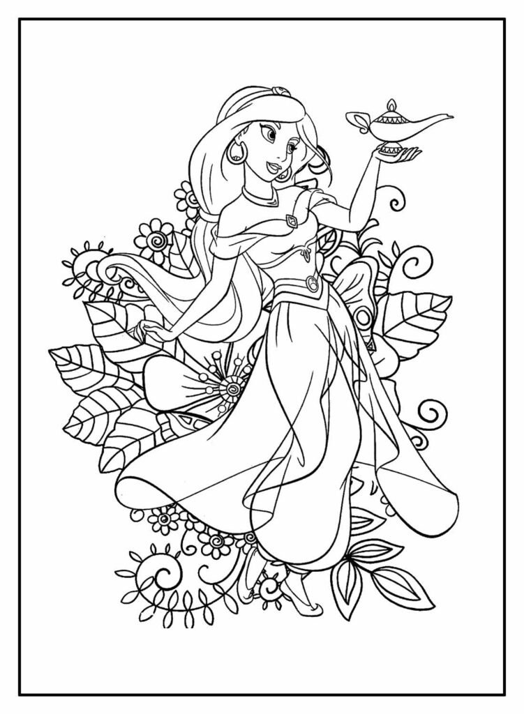 desenhos da jasmine para colorir 28