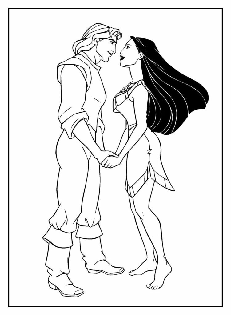 desenhos da pocahontas para colorir 22