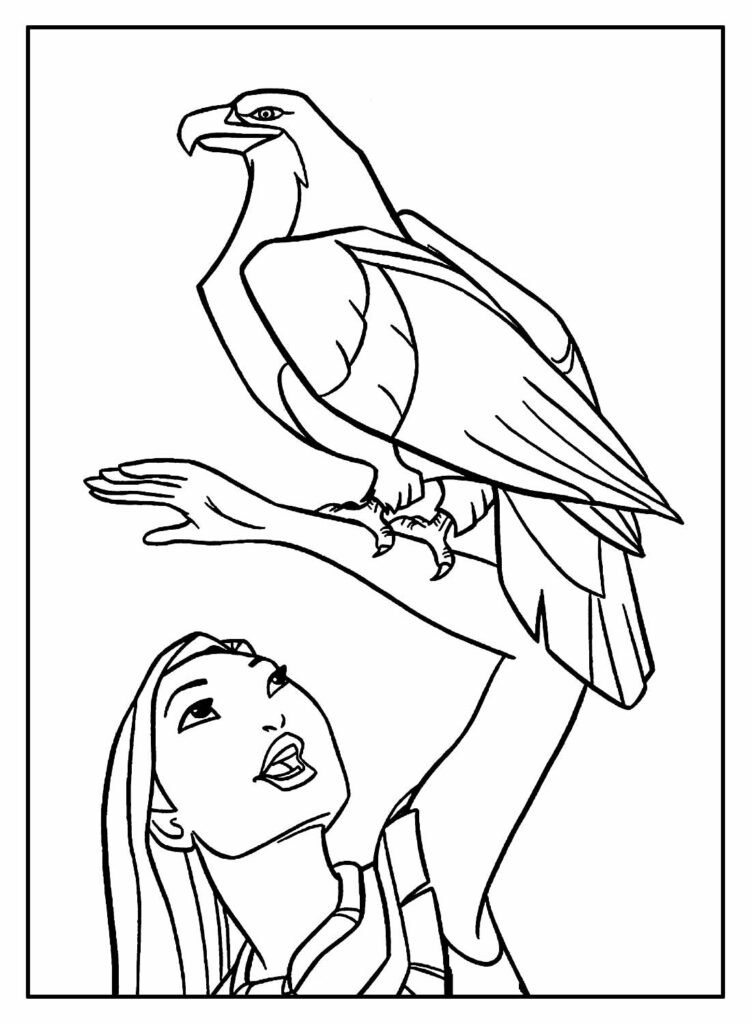 desenhos da pocahontas para colorir 26