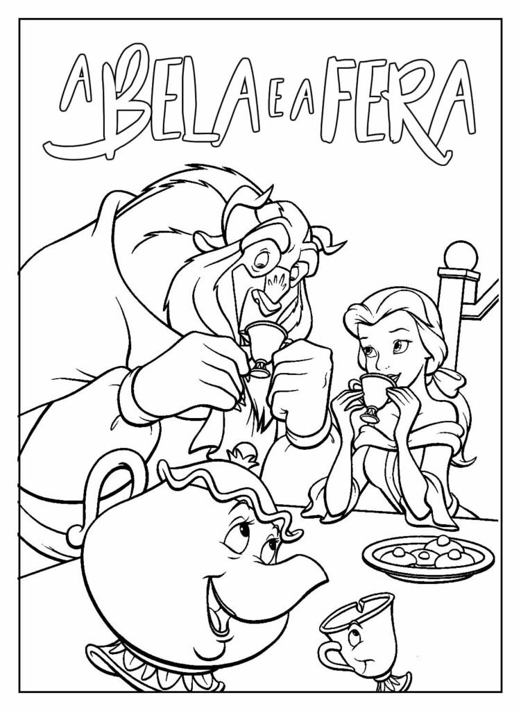 desenhos de a bela adormecida para colorir 45